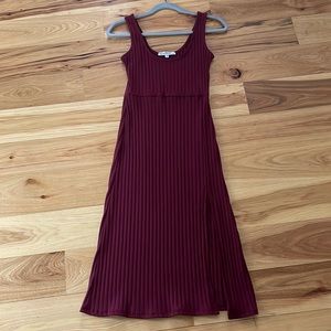 Ribbed Midi Dress